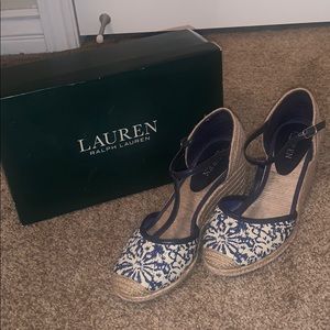 Lauren Ralph Lauren Carolina Espadrille Wedges